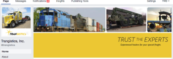 2012: Trangistics sets up Facebook and Twitter accounts